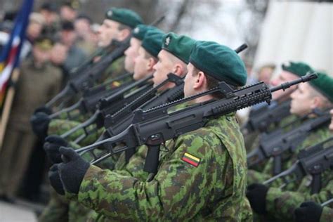 "Muscle-flexing" of the Lithuanian army