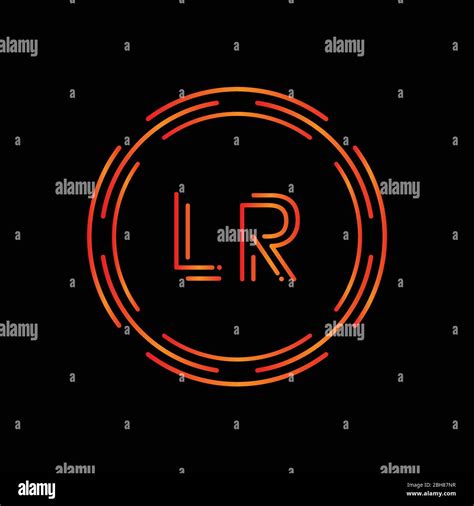 Initial LR letter Logo Design vector Template. Abstract Letter LR logo Design Stock Vector Image ...