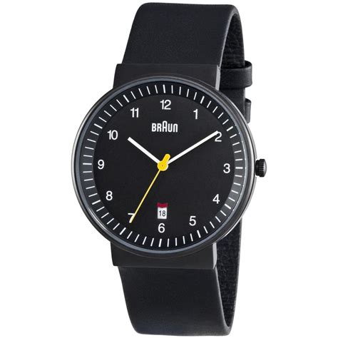 Braun® Classic Analog Watch, Black - 609703, Watches at Sportsman's Guide