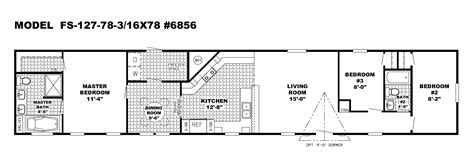 One Bedroom Single Wide Mobile Home Floor Plans - floorplans.click