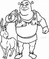 Shrek Elixir Coloring Page  Wecoloringpagecom sketch template