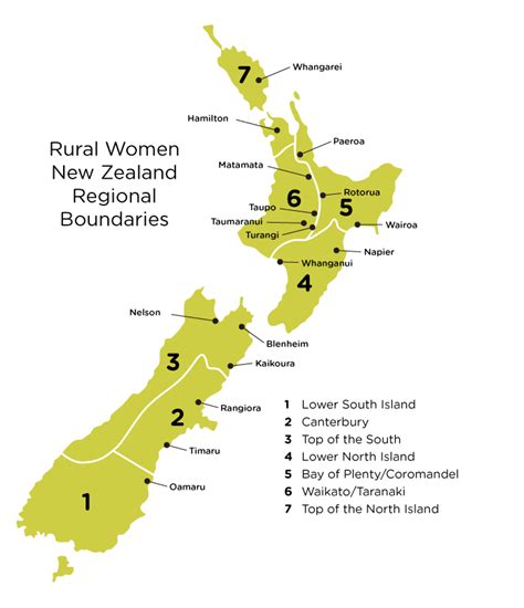 New Zealand Regions Map - ToursMaps.com