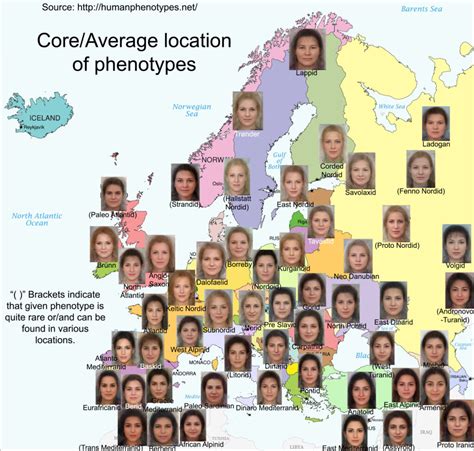 Human Phenotypes Mapped - Vivid Maps