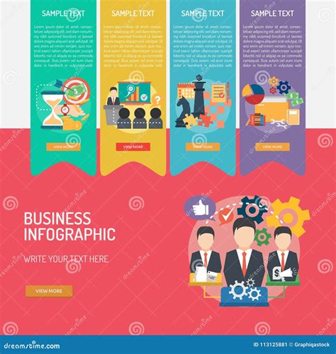 Business Infographic Complex Stock Vector - Illustration of money, book: 113125881