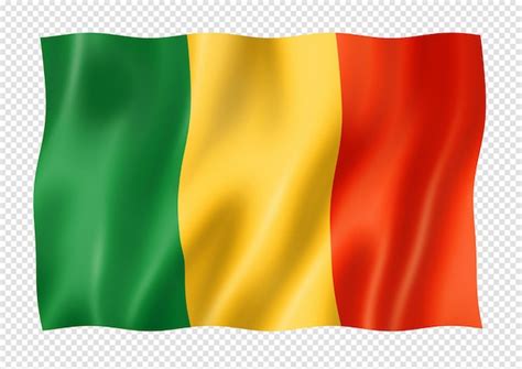 Premium PSD | Mali flag isolated on white