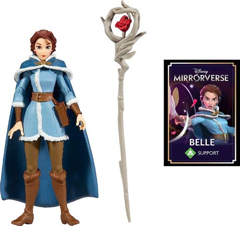 Amazon.com: McFarlane Toys Disney Mirrorverse 5" Belle Action Figure with Accessories : Toys & Games