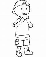 Caillou coloring Pages  ColoringLib sketch template