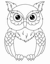 Owl Coloring Pages Free Printable PDF sketch template