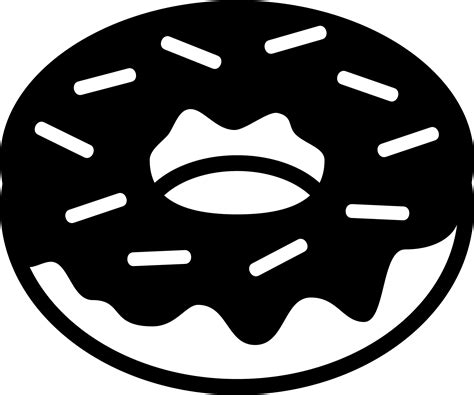 Free Donut Clipart Black And White, Download Free Donut Clipart Black ...