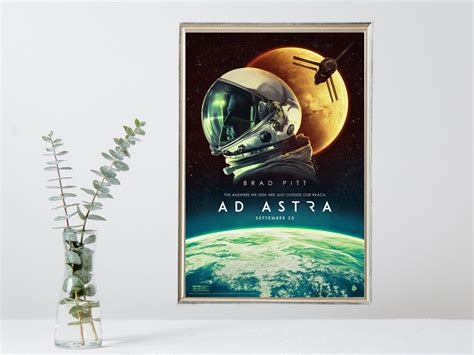 Ad Astra Movie Poster Vintage Movie Poster Limited Edition Collectible Film Memorabilia - Etsy