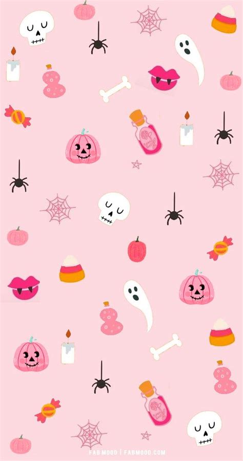 12 Cute Halloween Wallpaper Ideas : Pink Spooky Wallpaper | Halloween wallpaper iphone ...