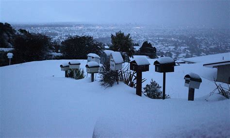 New Zealand's North Island sees first snow fall in 40 years | Daily Mail Online