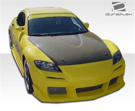 2006 Mazda RX8 Fiberglass+ Front Bumper Body Kit - 2004-2008 Mazda RX-8 ...