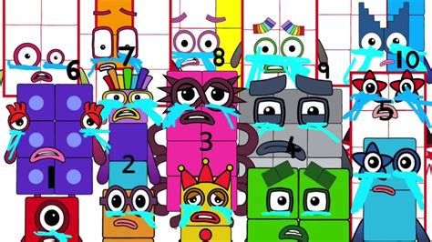 Numberblocks Sad Crying