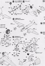 三菱 G4M2E 一式陸上攻撃機 24型 丁 桜花 11型付 プラモデル 設計図3 sketch template