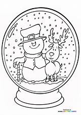Snow globes  Coloring Pages For Kids Free And Easy Print Or Download sketch template