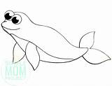 Beluga Whale Coloring Page Pages sketch template