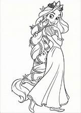 Rapunzel Coloring Pages Printable sketch template