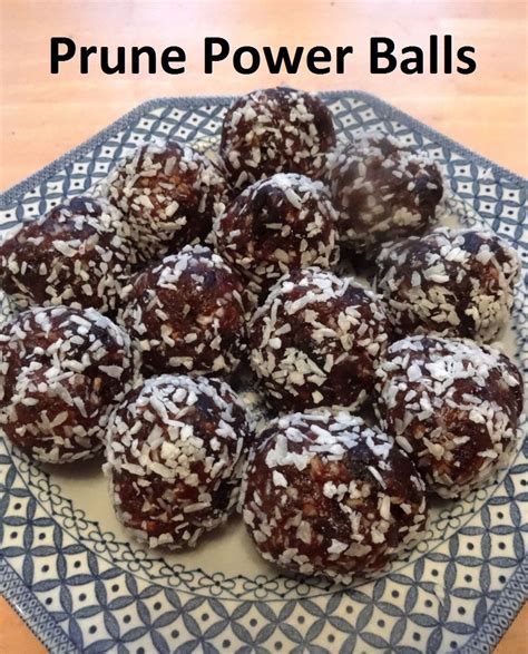 Prune Power Balls Are Yummy With Healthy Ingredients and Full of Energy ...