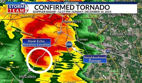 EF-1 tornado was on ground in Wake County before ripping into Garner, National Weather Service ...