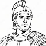 Ancient Roman Soldier Coloring Page 18281 14433 sketch template