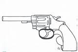 Gun And Shadow Coloring Pages sketch template