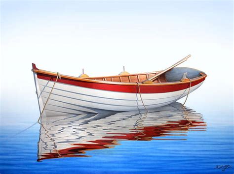 Row Boat Paintings for Sale