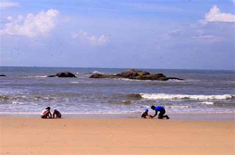 A remote beach in Kannur Kerala