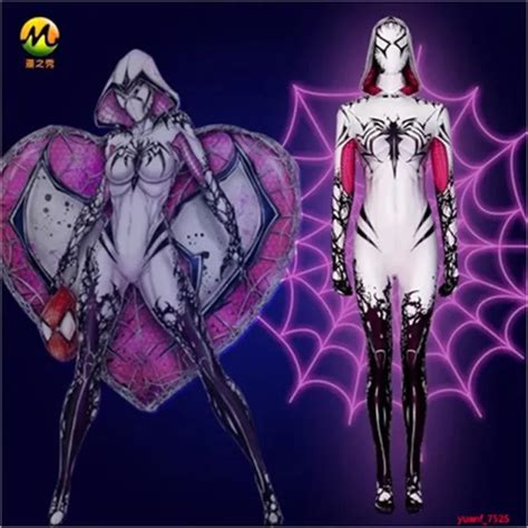 GWEN STACY SHE Anti-Venom Spider Man Cosplay Halloween Costume Custom ...