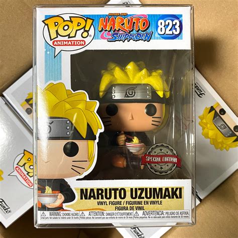 Funko Pop Naruto : Naruto Uzumaki w/Noodles #823 Vinyl Figure w/Pop ...