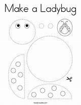 Make A Ladybug Coloring Page  Twisty Noodle Bug Activities Cutting sketch template