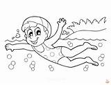 Dive Into Fun Swimming Coloring Pages For Kids & Adults sketch template