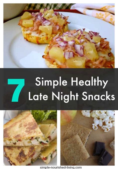 Healthy Late Night Snacks, Simple, Easy, Delicious