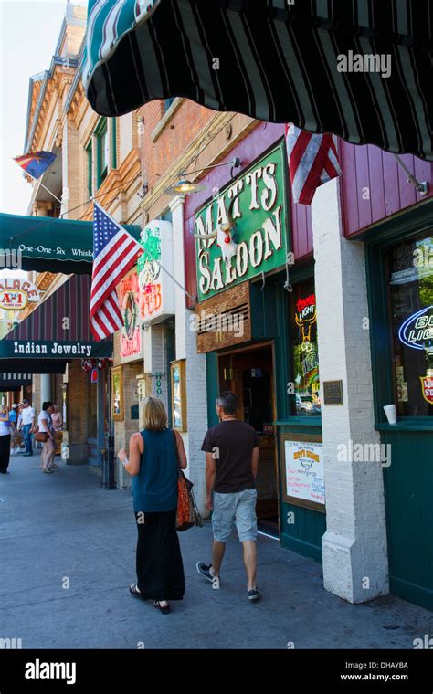 Whiskey Row, Prescott, Arizona Stock Photo - Alamy