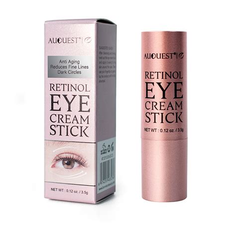 AuQuest Retinol Eye Cream Stick Anti Aging Reduces Fine Lines Dark ...