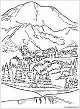 61 Mountains Coloring Pages  ColoringPagesOnlycom sketch template