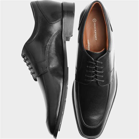 Rockport Black Moc Toe Dress Shoes | Men's Wearhouse | Dress shoes men, Shoes mens, Rockport shoes