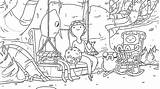 Aventure Coloriage Ausmalbilder Aventura Esprit Oben Altas Aventuras  sketch template