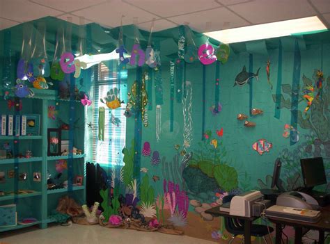 Under the sea classroom theme | Ocean theme classroom, Classroom decorations, Under the sea ...
