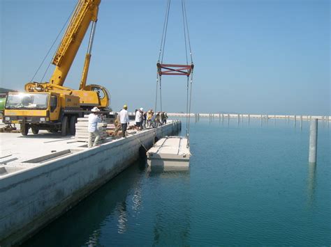 Concrete Pontoon Floating Dock EPS Filled Platform Mooring Marina - China Aluminum Alloy ...
