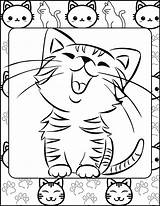 Purrfectly Relaxing Printable Cat Coloring Pages For Stress Relief And  sketch template