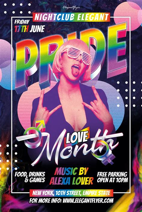 Free Pride Month Poster Template | Free Poster Downloads