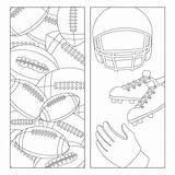 15 NFL Football Coloring Bookmarks For Kids sketch template