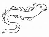 Electric Eel Coloring Pages Printable sketch template