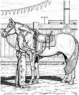 Cowboy  Horse coloring Books Pages sketch template