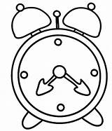Alarm Clock Coloring Page At GetColoringscom  Free Printable sketch template