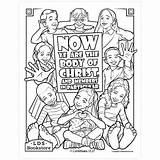 We Are The Church Coloring Pages sketch template
