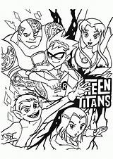 Teen Titans Go Coloring Pages To Download And Print For Free sketch template