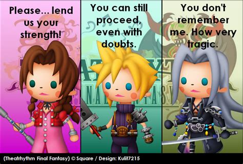 Theatrhythm FF7 Quotes by StarRion20 on DeviantArt