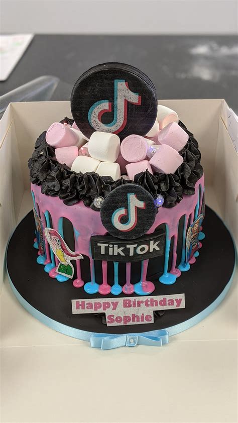 TikTok Logo Black Tik Tok Edible Cake Topper Image ABPID50776 | lupon ...